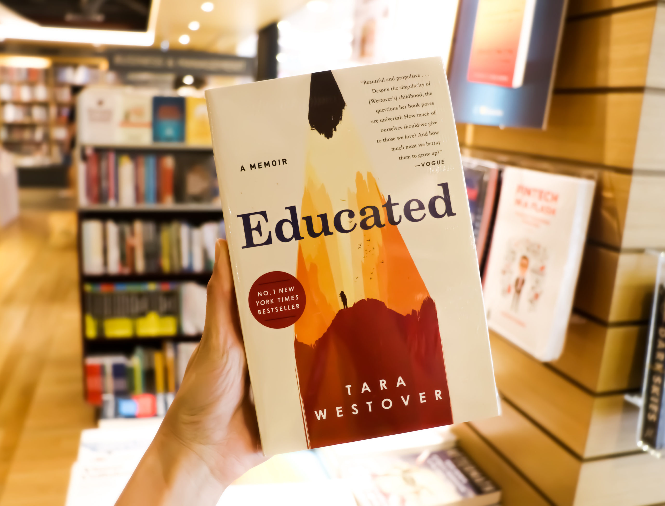 Best-seller Memoir Educated by Tara Westover fête ses 5 ans cette année !